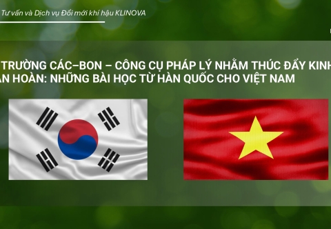 Thị trường các-bon - Công cụ Pháp lý nhằm thúc đẩy Kinh tế Tuần hoàn: Những bài học từ Hàn Quốc cho Việt Nam